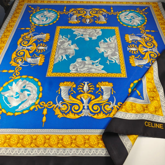 Celine vintage silk scarf