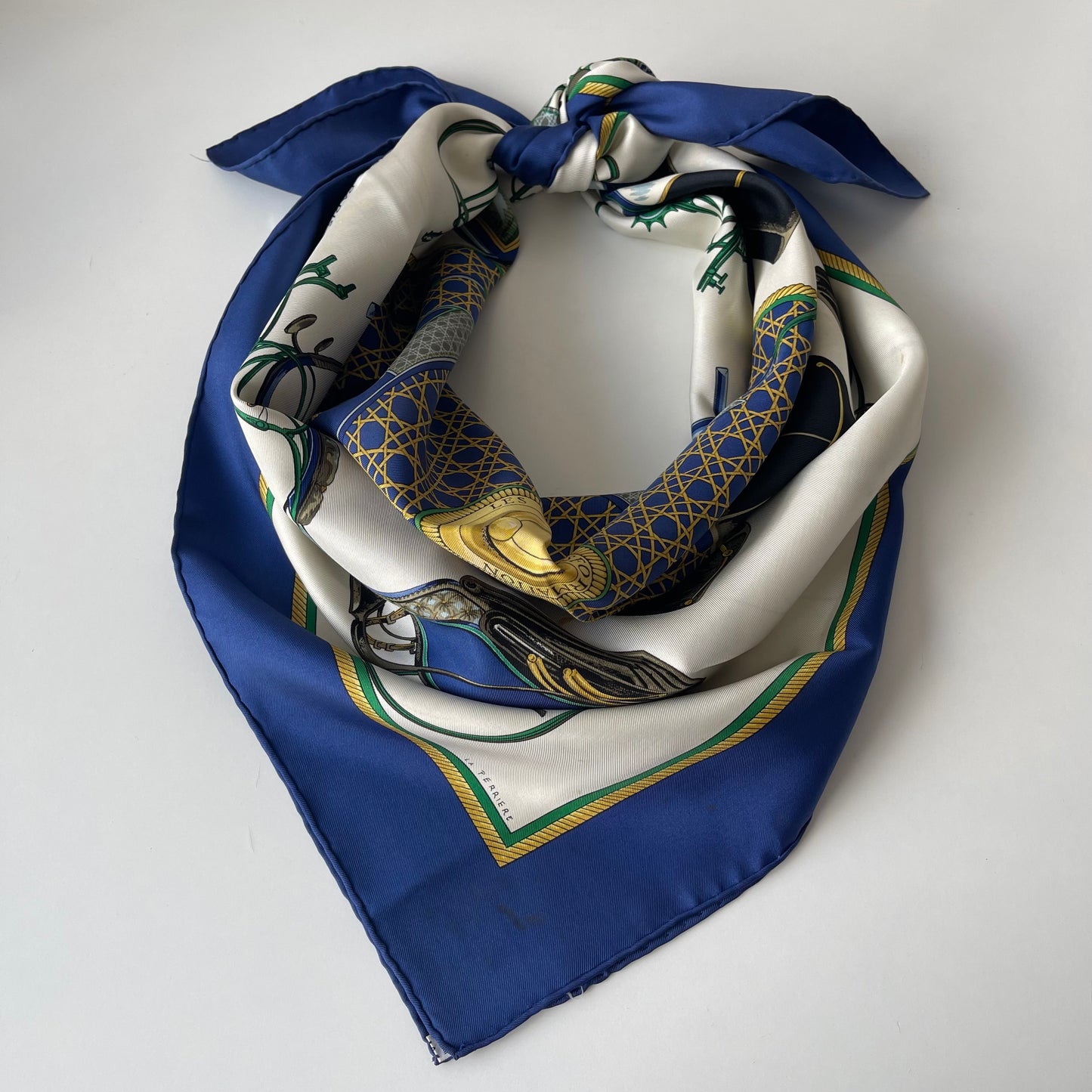 Hermès Paris vintage silk scarf