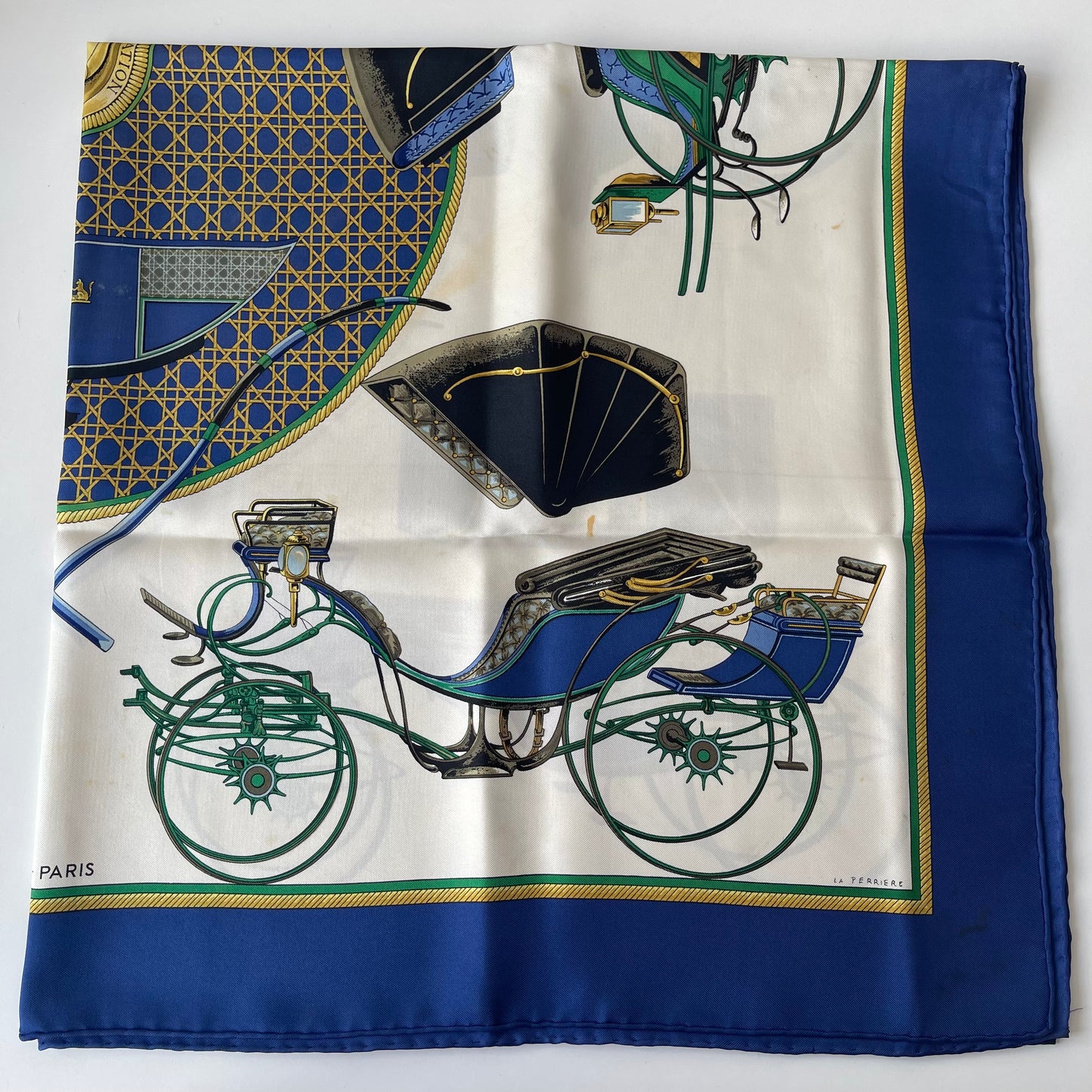 Hermès Paris vintage silk scarf