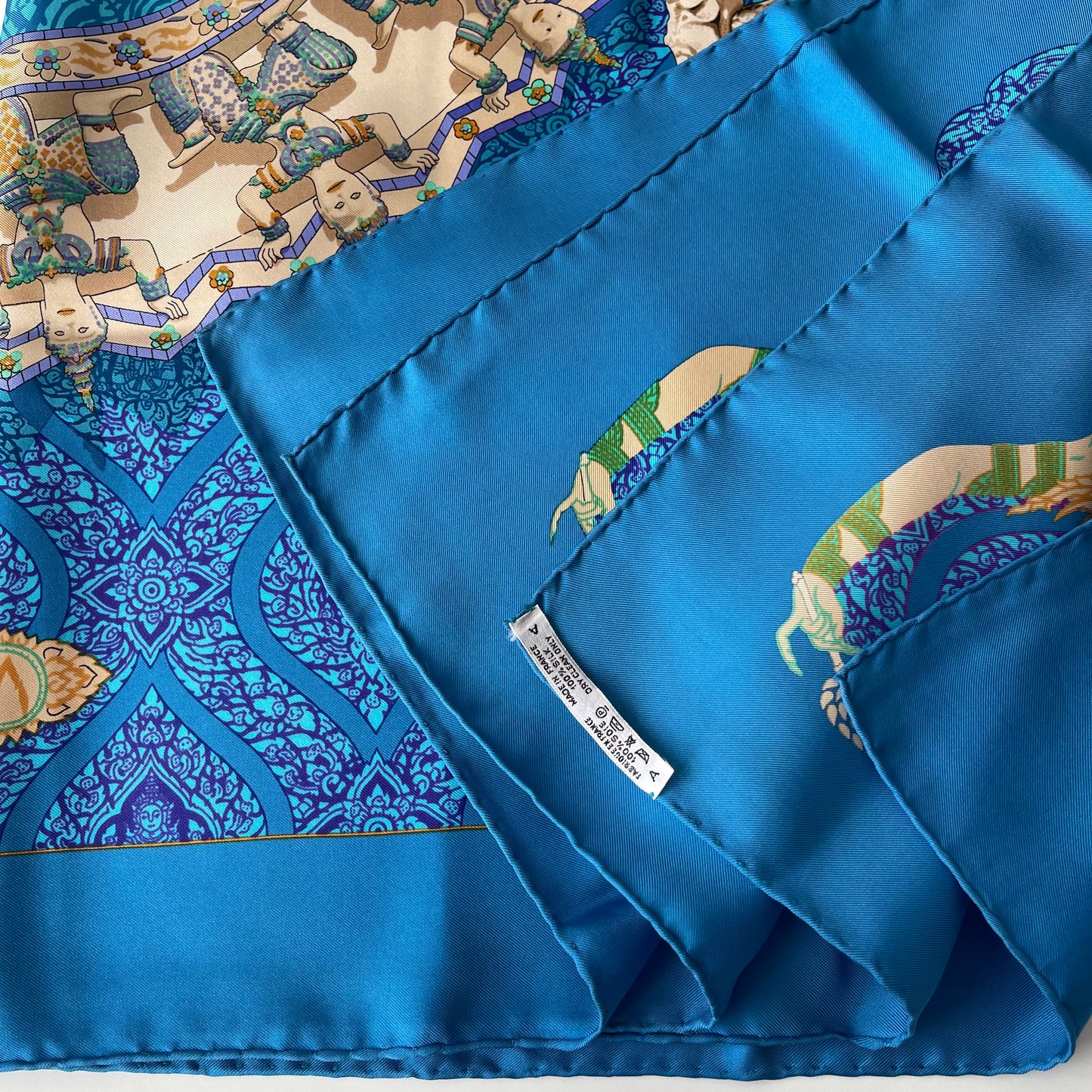 Hermes vintage silk scarf