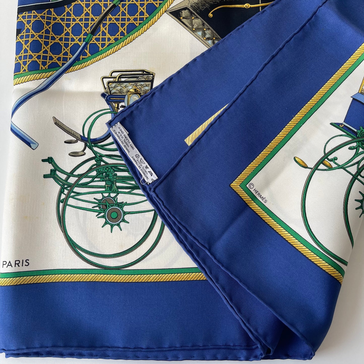 Hermès Paris vintage silk scarf